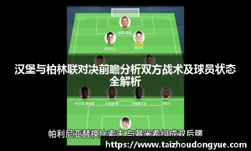 汉堡与柏林联对决前瞻分析双方战术及球员状态全解析