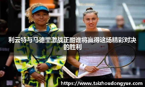 利云特与马德里激战正酣谁将赢得这场精彩对决的胜利